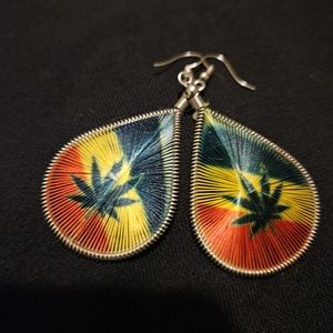Handmade Cannabis Earrings